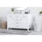 Elegant Lighting Lewis 48"L Single Vanity Sink, White