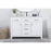 Elegant Lighting Lewis 48"L Single Vanity Sink, White
