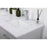 Elegant Lighting Lewis 54"L Double Vanity Sink, Grey