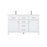 Elegant Lighting Lewis 54"L Double Vanity Sink, White - VF23354DWH