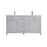Elegant Lighting Lewis 60"L Double Vanity Sink, Grey - VF23360DGR