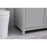 Elegant Lighting Lewis 60"L Double Vanity Sink, Grey