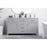 Elegant Lighting Lewis 60"L Double Vanity Sink, Grey