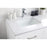 Elegant Lighting Lewis 60"L Double Vanity Sink, White