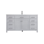 Elegant Lighting Lewis 60"L Single Vanity Sink, Grey - VF23360GR