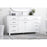 Elegant Lighting Lewis 60"L Single Vanity Sink, White