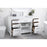 Elegant Lighting Lewis 60"L Single Vanity Sink, White