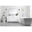 Elegant Lighting Lewis 60"L Single Vanity Sink, White