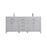 Elegant Lighting Lewis 72"L Double Vanity Sink, Grey - VF23372DGR