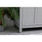 Elegant Lighting Lewis 72"L Double Vanity Sink, Grey