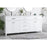Elegant Lighting Lewis 72"L Double Vanity Sink, White