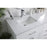 Elegant Lighting Lewis 72"L Double Vanity Sink, White