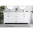 Elegant Lighting Lewis 72"L Double Vanity Sink, White