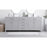 Elegant Kitchen/Bath Lewis 84" Double Bathroom Vanity, Grey