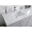Elegant Kitchen/Bath Lewis 84" Double Bathroom Vanity, Grey
