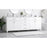 Elegant Kitchen/Bath Lewis 84" Double Bathroom Vanity, White