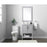 Elegant Lighting Everett 24"L Single Vanity Sink, Grey