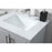 Elegant Lighting Everett 24"L Single Vanity Sink, Grey