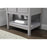 Elegant Lighting Everett 24"L Single Vanity Sink, Grey