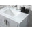 Elegant Lighting Everett 30"L Single Vanity Sink, Grey