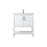 Elegant Lighting Everett 30"L Single Vanity Sink, White - VF26630WH