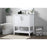Elegant Lighting Everett 30"L Single Vanity Sink, White