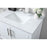 Elegant Lighting Everett 30"L Single Vanity Sink, White