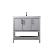 Elegant Lighting Everett 36"L Single Vanity Sink, Grey - VF26636GR