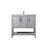 Elegant Lighting Everett 36"L Single Vanity Sink, Grey - VF26636GR