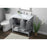 Elegant Lighting Everett 36"L Single Vanity Sink, Grey