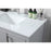 Elegant Lighting Everett 36"L Single Vanity Sink, Grey