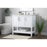 Elegant Lighting Everett 36"L Single Vanity Sink, White