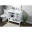 Elegant Lighting Everett 36"L Single Vanity Sink, White