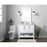 Elegant Lighting Everett 36"L Single Vanity Sink, White