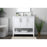 Elegant Lighting Everett 36"L Single Vanity Sink, White