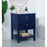 Elegant Kitchen/Bath Metropolis 24" Single Bathroom Vanity, Blue