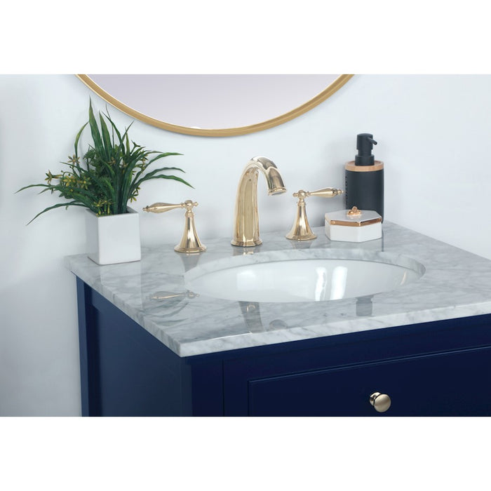 Elegant Kitchen/Bath Metropolis 24" Single Bathroom Vanity, Blue
