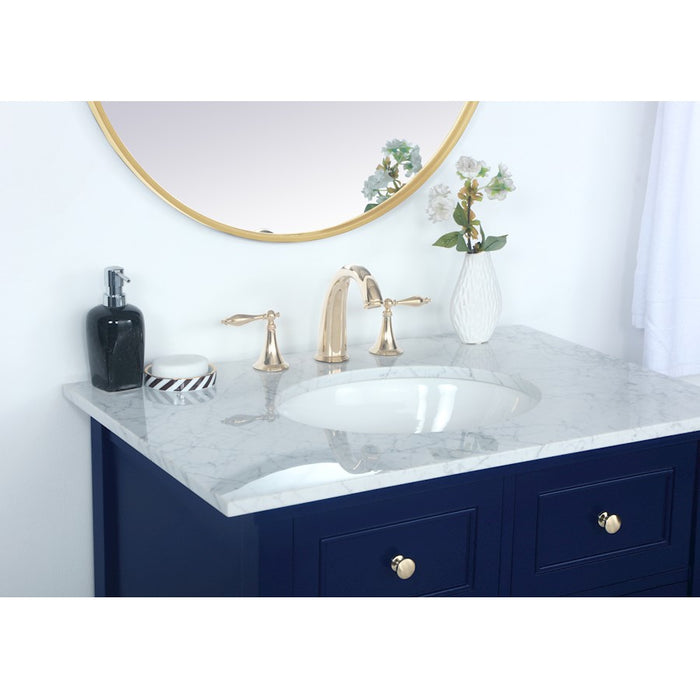 Elegant Kitchen/Bath Metropolis 30" Single Bathroom Vanity, Blue