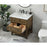 Elegant Metropolis 30" Single Bathroom Vanity, Driftwood