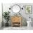Elegant Metropolis 30" Single Bathroom Vanity, Driftwood