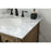 Elegant Metropolis 30" Single Bathroom Vanity, Driftwood