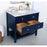 Elegant Metropolis 30" Single Bathroom Vanity, Natural Wood
