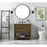 Elegant Kitchen/Bath Metropolis 36" Single Bathroom Vanity, Blue