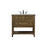 Elegant Metropolis 36" Single Bathroom Vanity, Driftwood - VF27036DW