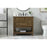 Elegant Metropolis 36" Single Bathroom Vanity, Driftwood