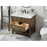 Elegant Metropolis 36" Single Bathroom Vanity, Driftwood