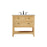 Elegant Metropolis 36" Single Bathroom Vanity, Natural Wood - VF27036NW