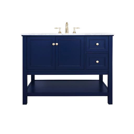 Elegant Kitchen/Bath Metropolis 42" Single Bathroom Vanity, Blue - VF27042BL