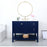 Elegant Kitchen/Bath Metropolis 42" Single Bathroom Vanity, Blue