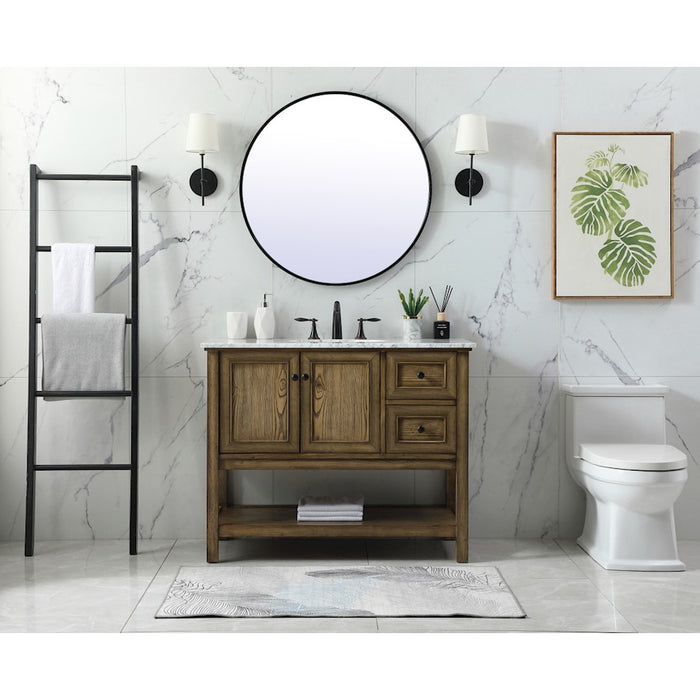 Elegant Kitchen/Bath Metropolis 42" Single Bathroom Vanity, Blue